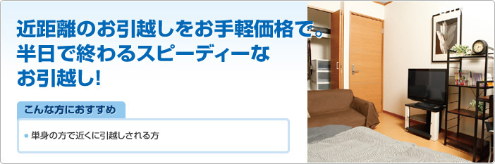 日通の単身パック当日便