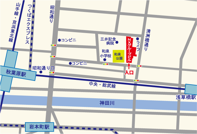 本社ビルご案内略図