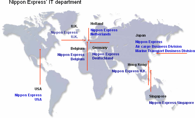 Nippon Express' IT department