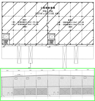 ２階建倉庫棟