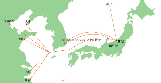 新潟県内国際貨物取扱拠点