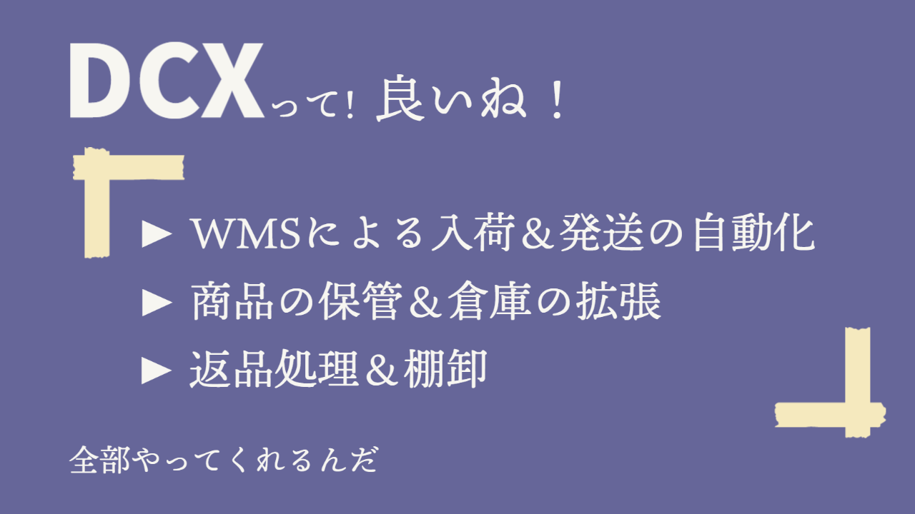 DCXによってShopifyストアの物流業務の利便性向上